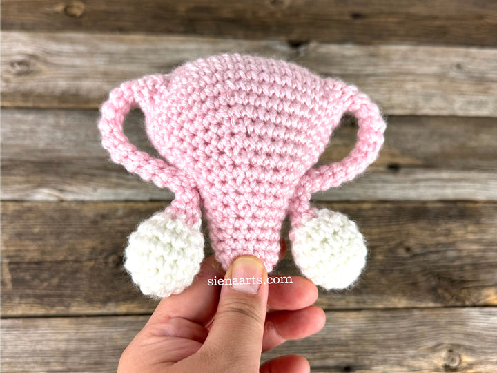 Angry Uterus Amigurumi Plushie