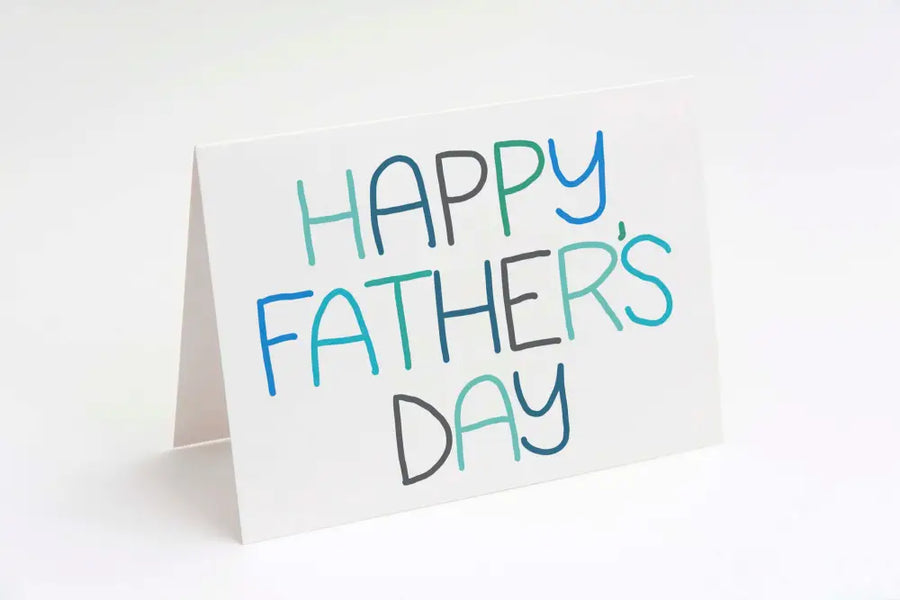 Fathers Day Card Handwritten Greeting
