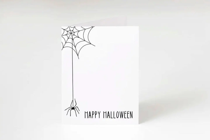 Halloween Card Spider Print
