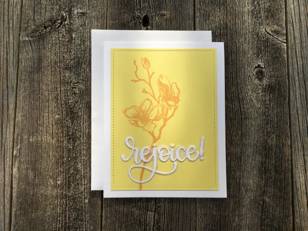 Handmade Religious Card Assorted Set Pastel Flowers