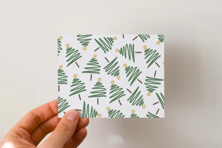 Holiday Card Christmas Tree Print