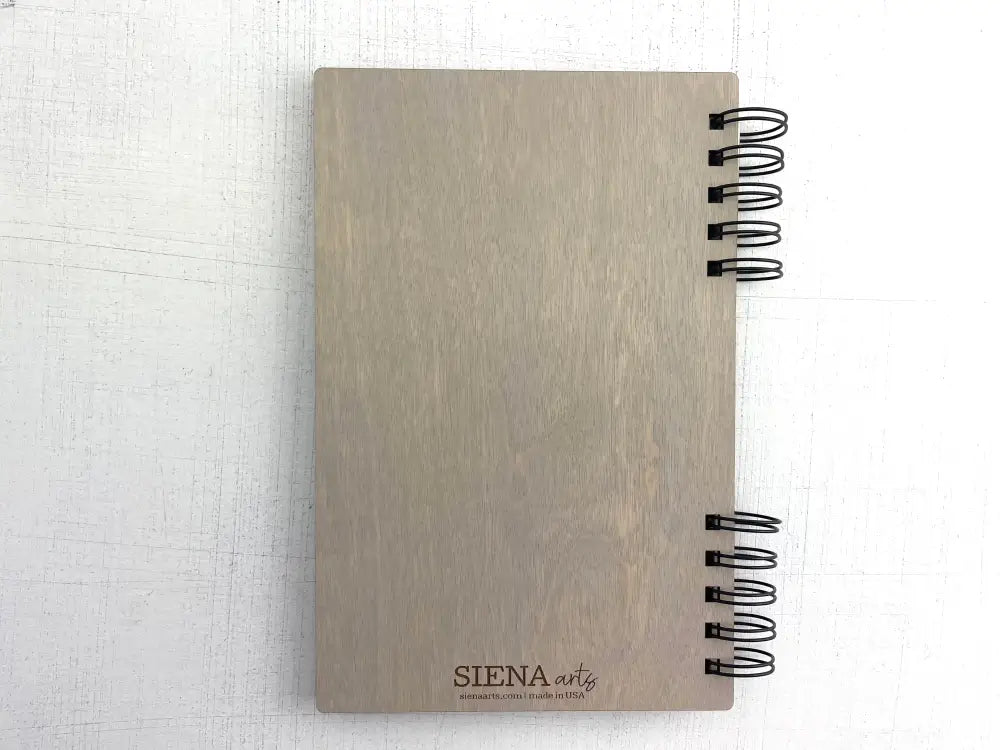 Personalized Wood Journal Block Monogram 2