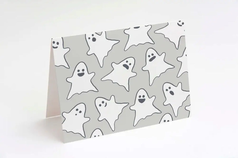 Seasonal Card Ghost Print