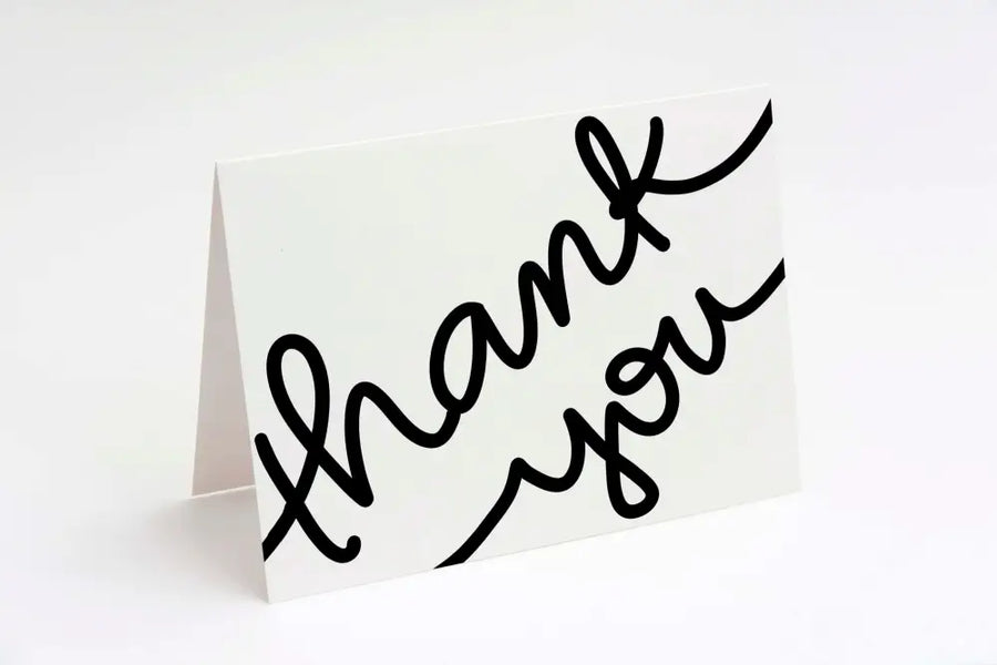 Thank You Card Big And Bold